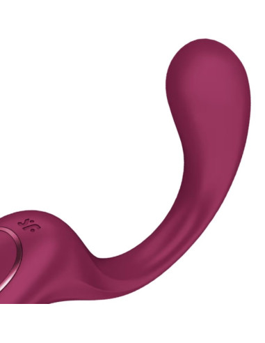 SATISFYER - G FOR GODDESS 2 TRIUŠIO VIBRATORIAUS BUTELIS BORDEAUX