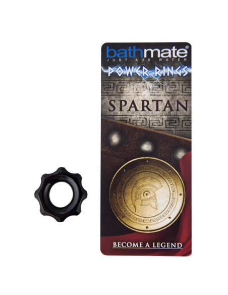BATHMATE - SPARTAN BLACK PENIS RING