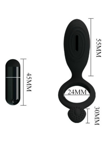 PRETTY LOVE - ETHEL VIBRATING RING WITH STIMULATOR