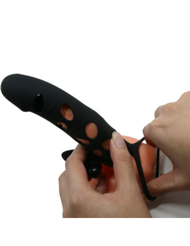 PRETTY LOVE - SILICONE COVER WITH VIBRATION 15.2 CM