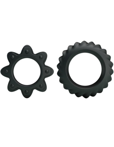 BAILE - KIT 2 RING FLOWERING SILICONE RINGS