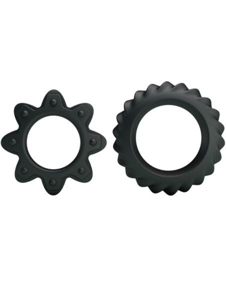 BAILE - KIT 2 RING FLOWERING SILICONE RINGS