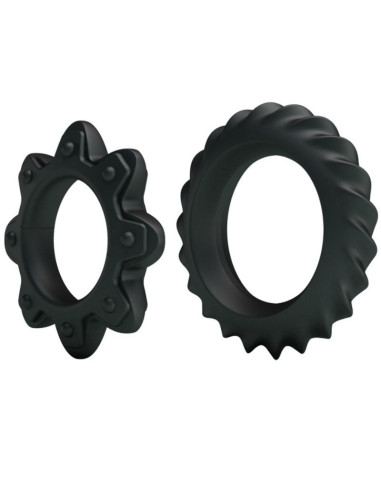 BAILE - KIT 2 RING FLOWERING SILICONE RINGS
