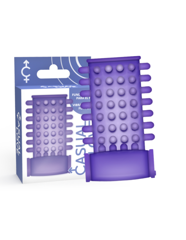 CASUAL LOVE - VIBRUOJANTIS ŽIEDAS VIOLETINIS