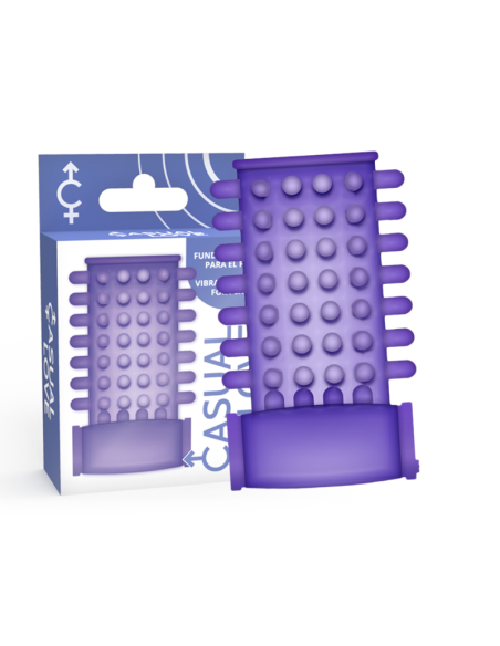 CASUAL LOVE - VIBRUOJANTIS ŽIEDAS VIOLETINIS