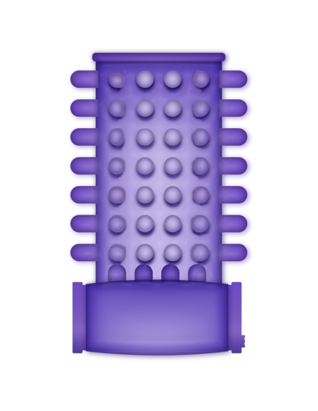 CASUAL LOVE - VIBRUOJANTIS ŽIEDAS VIOLETINIS