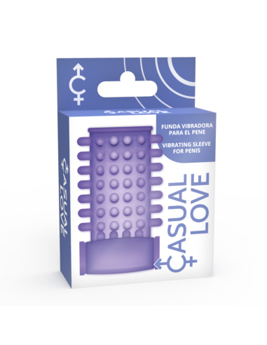 CASUAL LOVE - RING VIBRATING SLEEVE PURPLE