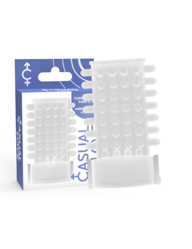 CASUAL LOVE - RING VIBRATING SLEEVE TRANSPARENT