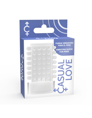 CASUAL LOVE - RING VIBRATING SLEEVE TRANSPARENT