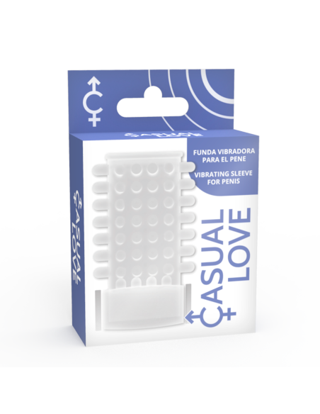 CASUAL LOVE - RING VIBRATING SLEEVE TRANSPARENT