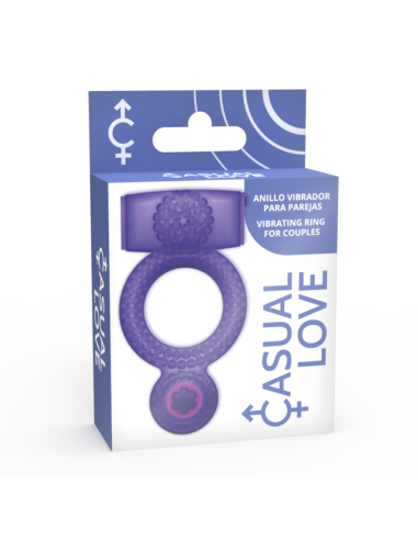CASUAL LOVE - RING VIBRATING DOUBLE PLEASURE PURPLE