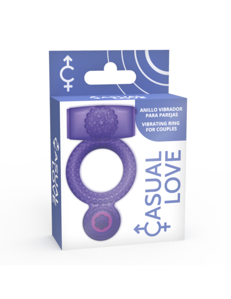 CASUAL LOVE - RING VIBRATING DOUBLE PLEASURE PURPLE