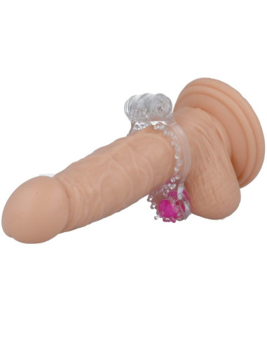 CASUAL LOVE - RING VIBRATING DOUBLE PLEASURE TRANSPARENT
