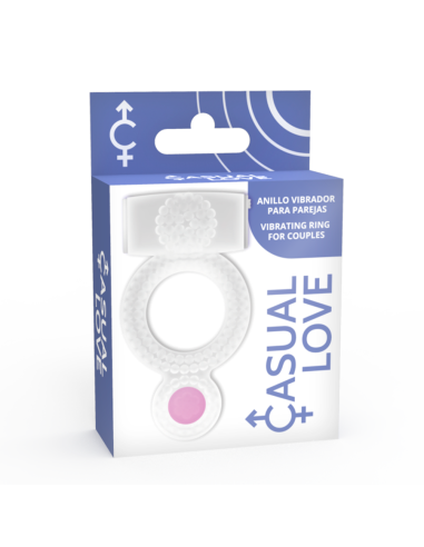 CASUAL LOVE - RING VIBRATING DOUBLE PLEASURE TRANSPARENT