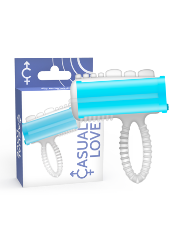 CASUAL LOVE - RING TONGUE VIBRATING BLUE