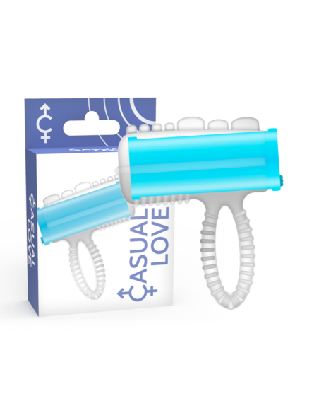 CASUAL LOVE - RING TONGUE VIBRATING BLUE