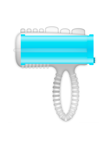 CASUAL LOVE - RING TONGUE VIBRATING BLUE