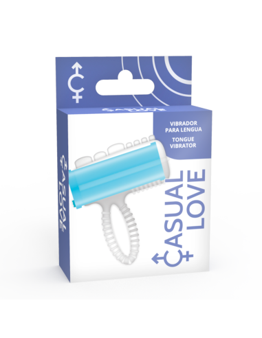 CASUAL LOVE - RING TONGUE VIBRATING BLUE