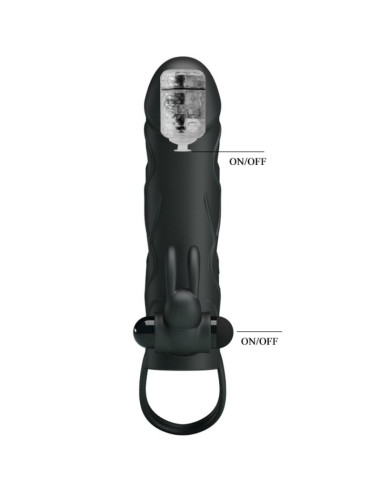 PRETTY LOVE - SILICONE COVER WITH VIBRATION 14 CM 2.0