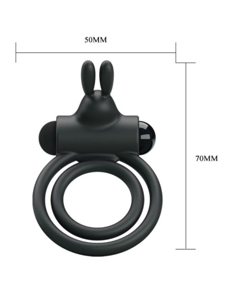 PRETTY LOVE - OSMOND SILICONE VIBRATOR RING