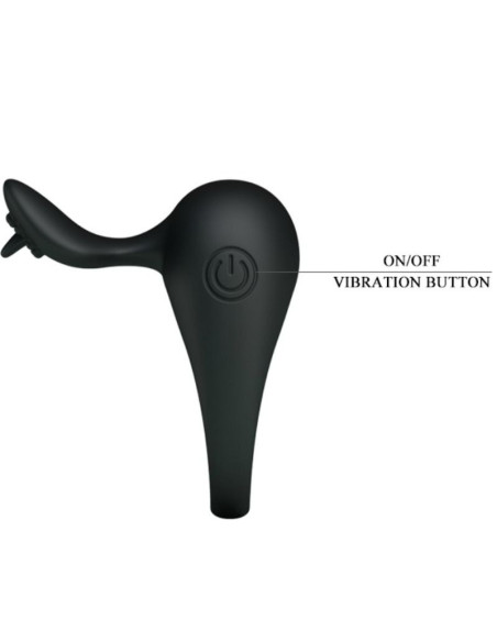 PRETTY LOVE - VIBRATING RING WITH TONGUE