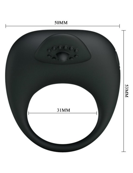 PRETTY LOVE - VIBRATING RING WITH TONGUE