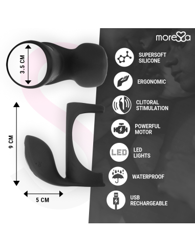 MORESSA - BRANDON VIBRATOR RING WITH COVER