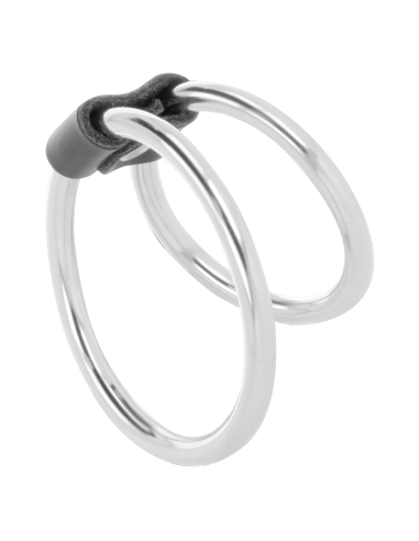 DARKNESS - DOUBLE METAL PENIS RING