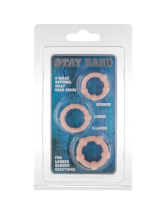 SEVEN CREATIONS - SET OF THREE SKIN PENIS RINGS 2