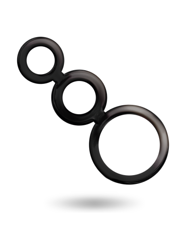 ADDICTED TOYS - RINGS SET FOR PENIS - SMOKED