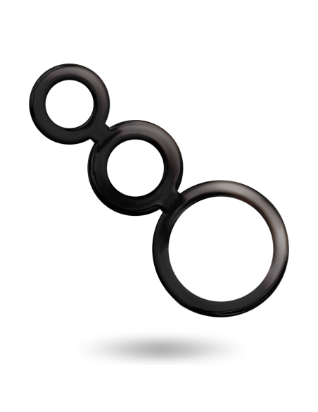 ADDICTED TOYS - RINGS SET FOR PENIS - SMOKED