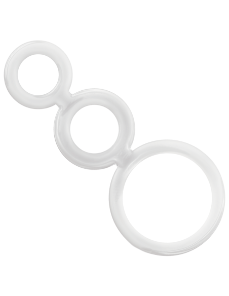 ADDICTED TOYS - RINGS SET FOR PENIS TRANSPARENT