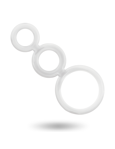 ADDICTED TOYS - RINGS SET FOR PENIS TRANSPARENT