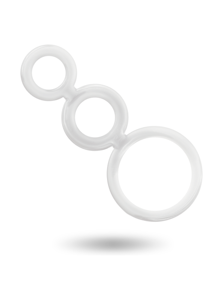 ADDICTED TOYS - RINGS SET FOR PENIS TRANSPARENT