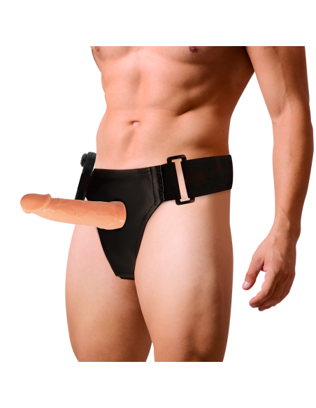 HARNESS ATTRACTION - WILLIAN HOLLOW RNES WITH VIBRATOR 17 CM -O- 4.5 CM