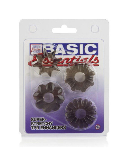 CALEXOTICS - BASIC ESSENTIALS 4 vnt. pakuotė