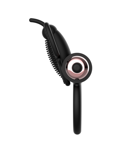 COQUETTE CHIC DESIRE - COCK RING BUTTERFLY WITH VIBRATOR BLACK- GOLD