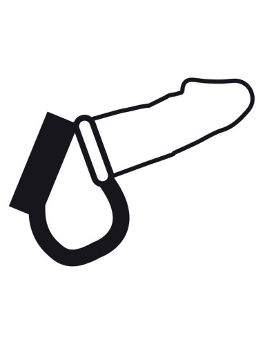 DARKNESS - BDSM COCK AND TESTICLE RING