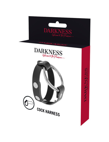 DARKNESS - BDSM COCK AND TESTICLE RING