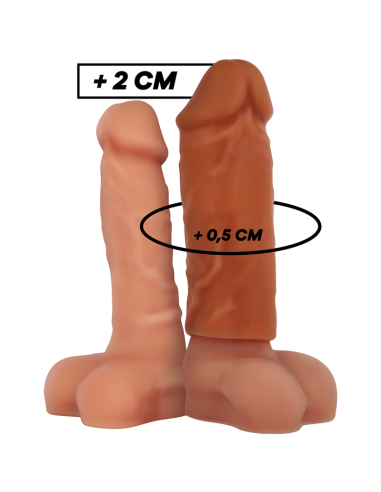 VIRILXL - LIQUID SILICONE V3 BROWN PENIS EXTENSION