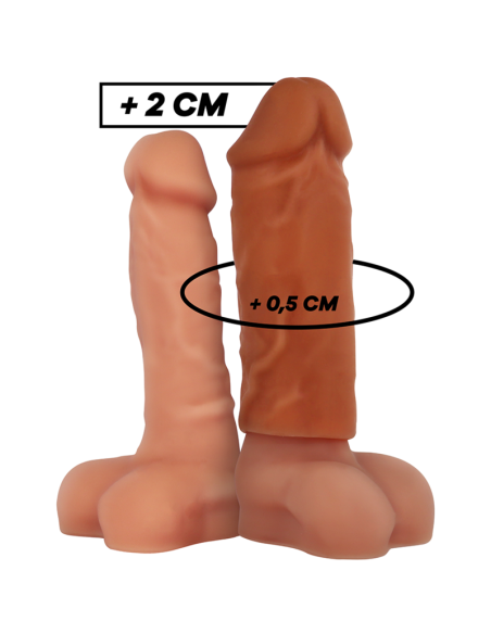 VIRILXL - LIQUID SILICONE V3 BROWN PENIS EXTENSION
