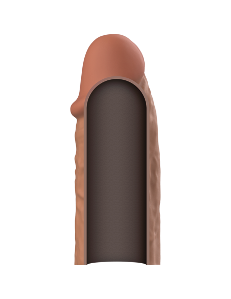 VIRILXL - LIQUID SILICONE V3 BROWN PENIS EXTENSION