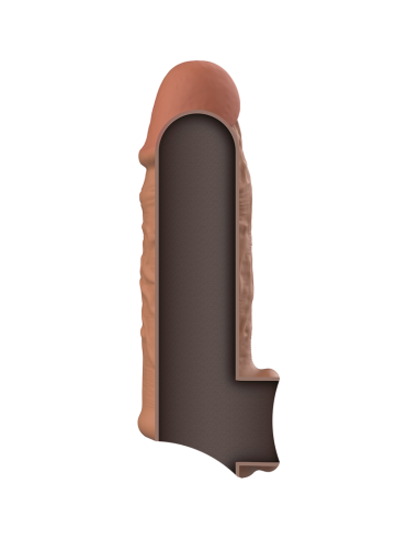 VIRILXL - LIQUID SILICONE V7 BROWN PENIS EXTENSION