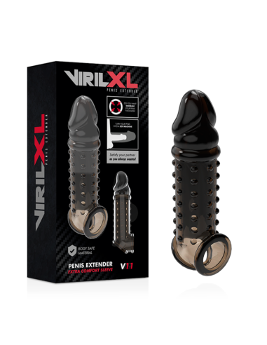 VIRILXL - PENIS EXTENSION AND SHEATH V11 BLACK
