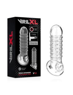 VIRILXL - PENIS EXTENSION AND SHEATH V15 TRANSPARENT 2