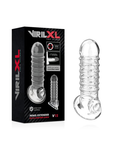VIRILXL - PENIS EXTENSION AND SHEATH V15 TRANSPARENT