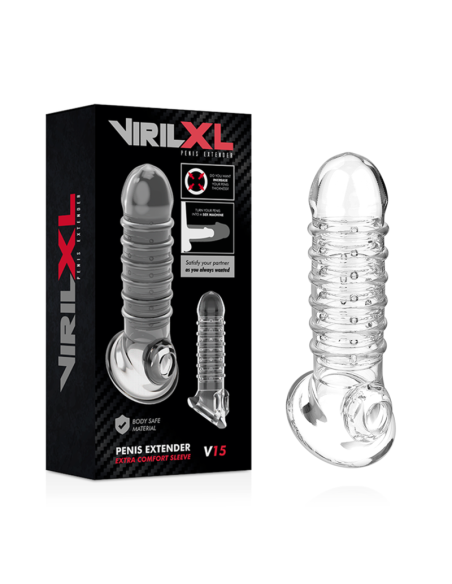 VIRILXL - PENIS EXTENSION AND SHEATH V15 TRANSPARENT