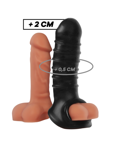 VIRILXL - PENIS EXTENSION AND SHEATH V15 BLACK