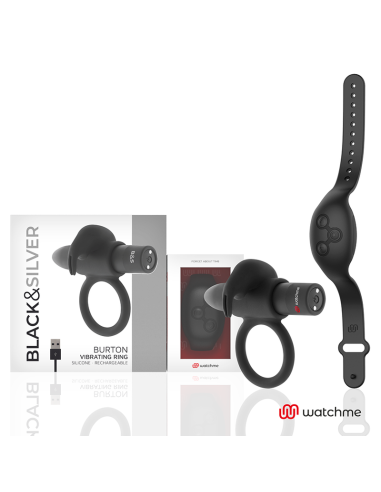 BLACKandSILVER - BURTON REMOTE CONTROL COCKRING WATCHME