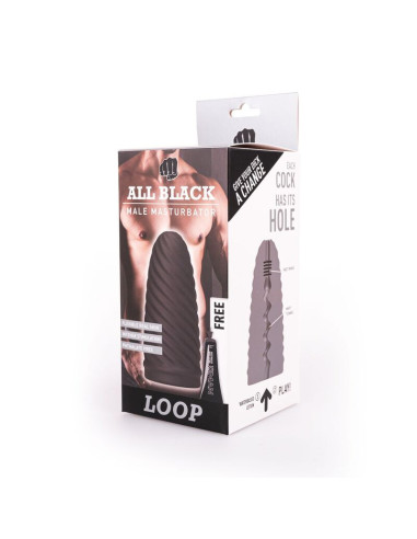 ALL BLACK - MASTURBATOR LOOP MODEL 1